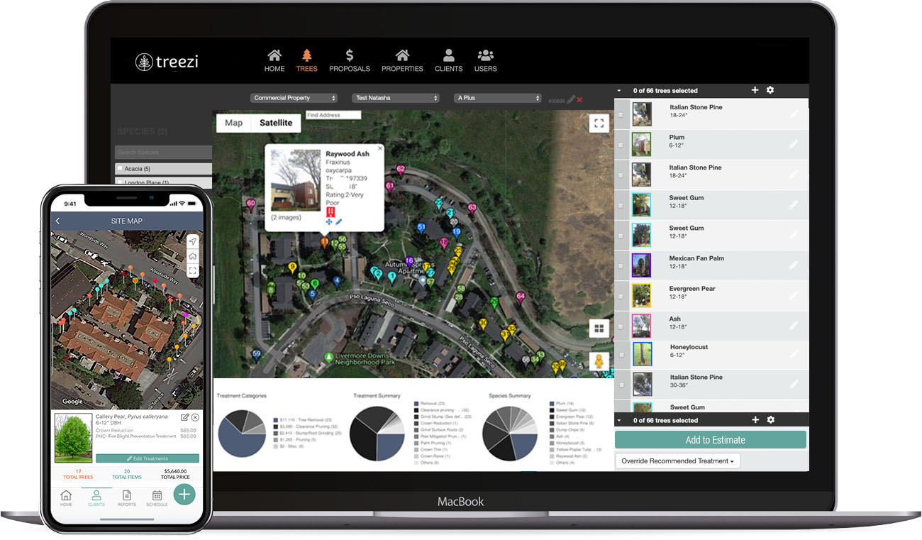 Treezi App, Tree Service Software, Arborist Software, Tree Service App